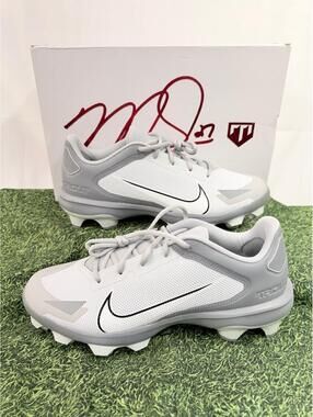 Nike Force Trout 8 Pro Molded Baseball Cleats Gray Men's Size 11 Shoes